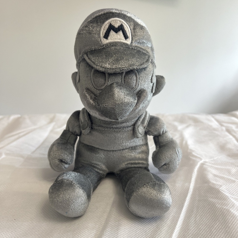 Metal Mario 10" Standing Plush Official San-Ei Little Buddy 1726